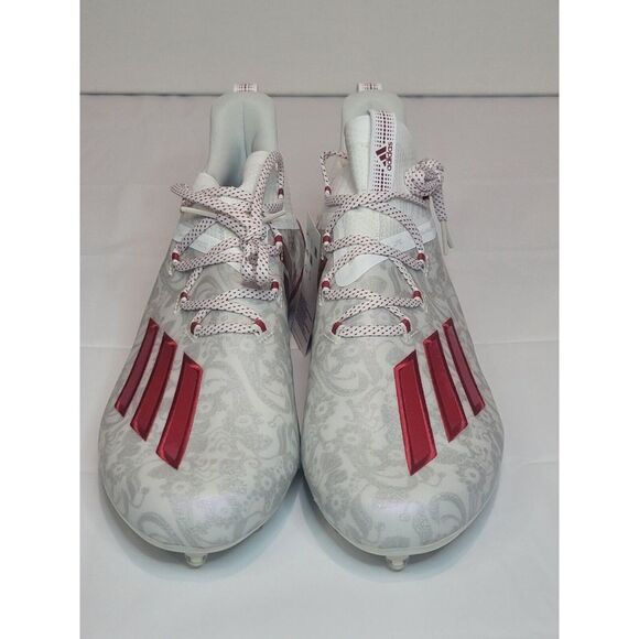 Adidas Adizero Football Cleats Mens 10.5, 13. Red New Reign Young King FU6708. - Picture 2 of 6